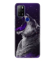 Omix X300 X500 X400 X600 X700 Kılıf Desemli Silikon Purple Leopar 1750