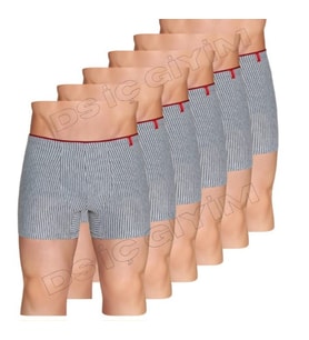 BERRAK 4433 ERKEK ÇİZGİLİ SPORT BOXER 6 ADET