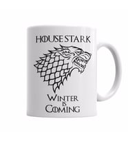 House Stark WInter is Coming Kupa Bardak Porselen