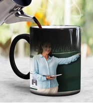 SAB Design Kişiye Özel Fotoğraflı Sihirli Kupa Bardak, Sevgiliye Hediye, Yılbaşı Hediyesi, Öğretmenler Günü, Anneler Günü hediyesi