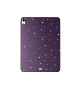 Apple iPad 10.9 2022 (10.Nesil) Uyumlu Simli Parlak Görünümlü Zore Tablet Koton Kılıf (Koyu Mor)