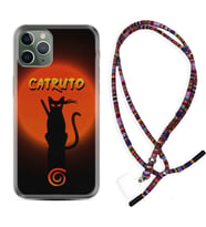 Apple iPhone 11 12 13 14 Pro Max Kılıf Boyun Asklı Rasta Silikon Catrudo 1679