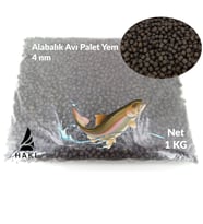 Haki Palet Yem 1Kg Sazan Alabalık Palet Yem 4nm