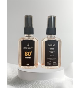ASLI KALIT El Yapımı 80° Kolonya Save Me 50ML
