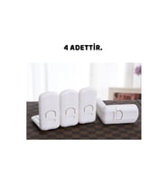 - Beyaz Çekmece Kilidi - 4 Adet (Çok Renkli)