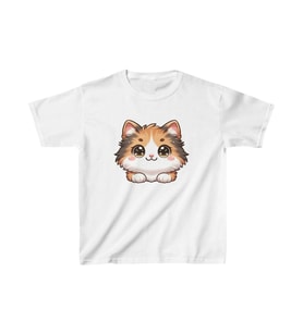 Unisex Çocuk Baskılı T-Shirt - Beyaz
