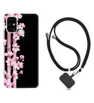 Casper E30 F20 X20 Kılıf Boyun Askılı Silikon Pink Flowers 3 1393