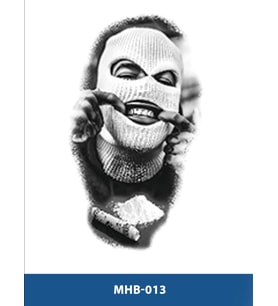 MHB-013 ORTA BOY MASKELİ AMİGO DESEN GEÇİCİ DÖVME-TATTO