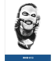 MHB-013 ORTA BOY MASKELİ AMİGO DESEN GEÇİCİ DÖVME-TATTO