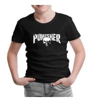 Punisher - Logo Ban Siyah Çocuk Tshirt