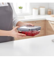 Lexroo 1 Adet 370 ml Borosilikat Cam Saklama Kabı
