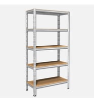 Bidesenal Raf Metal Raf Sistemi 5 Raflı 875 Kg Kapasiteli Depo Rafı 180x90x40 cm