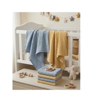 2 li Paket 4 Katlı Müslin Bebek Battaniyesi 85x85 cm - Bebek Örtüsü & Yeni