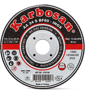 Karbosan Inox Metal Kesici Ince Taş 115 Mm Kesici 5Li