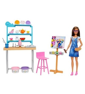 Barbie Nin Sanat Atölyesi Oyun Seti HCM85 (Karışık)