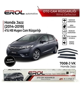 HONDA JAZZ (2014-2019) 4'LÜ MUGEN CAM RÜZGARLIĞI