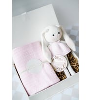VanilyaGift Yenidoğan kız bebek hediye kutusu-Pembe-Hoşgeldin Bebek Hediyesi