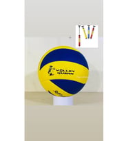 Dikişli Voleybol Topu A Kalite + Pompa (Lacivert)