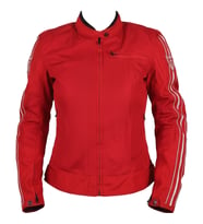 Motosiklet Kadın Montu Yazlık Jessy Fileli Red Motorcu Mont