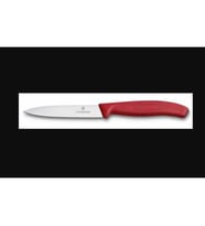 Mutfak SwissClassic 10cm Soyma Bıçağı Kırmızı Sivri Uçlu 211 mm