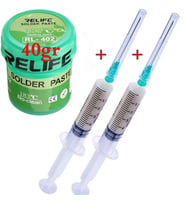 RELIFE Krem Lehim 183°C,40Gr Flux Lehim Toplama Seti05