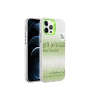 Apple iPhone 12 Pro Max Uyumlu Kılıf Mermer Desenli Zore Marbello Kapak (Açık Yeşil)