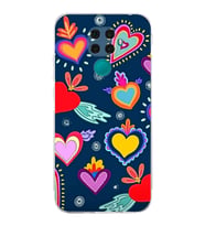PrintiFy Huawei Mate 30 Lite ile Uyumlu Retro Color 3  Kamera Korumalı Şeffaf  Kılıf