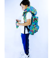 Back To School Stroke Dino Kapüşonlu Sırt Çantası ( Okul Çantası )