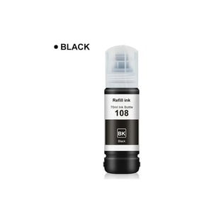 OKUR Epson 108 Mürekkep(Muadil) L8050, L18050 Black 70ml (Siyah)