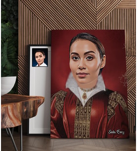 Kişiye Özel Sanatsal   Kanvas Tablo, Saray  Tablo 30x50 cm