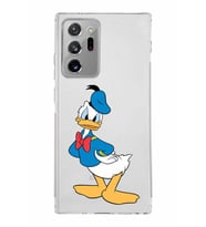 Samsung Galaxy Note 20 Ultra Kamera Korumalı Kapak Donald Duck Tasarımlı  Şeffaf Kılıf