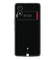 TCL 303 Kılıf Resimli Desenli Baskılı Silikon My Love 1402