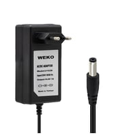 Weko 14.4 Volt - 1 Amper 5.5*2.5 Uçlu Plastik Işıklı Kasa Priz Tip Adaptör