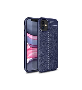Apple iPhone 12 Uyumlu Kılıf Zore Niss Silikon Kapak (Lacivert)
