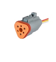 DT06-3S Erkek Konnektör 3 Pin Kablolu