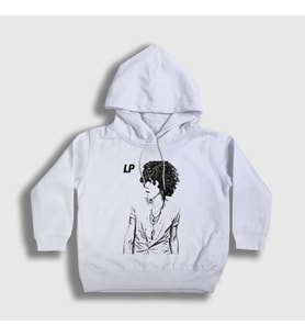 Presmono Unisex Çocuk Beyaz Lp Laura Pergolizzi Kapüşonlu Sweatshirt 304612tt