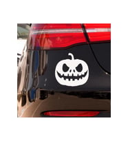 Kabak Yüz Tasarımı Oto Sticker Beyaz 10*10 Cm