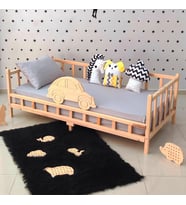 Markaawm Premium Arabalı Montessori Yatak Çocuk ve Bebek Karyola 60X120 (Karışık)