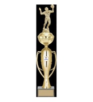ODAK KUPA - Figürlü Kupalar - Voleybol Erkek Figürlü Kupalar FG-071 B - 51 cm
