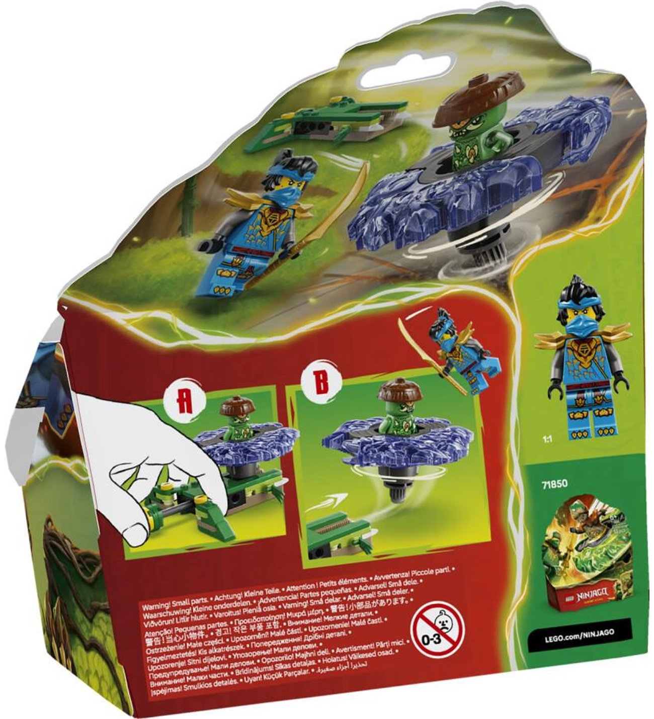 LEGO Ninjago 71849 Nya vs. Mutation Monster Spinner