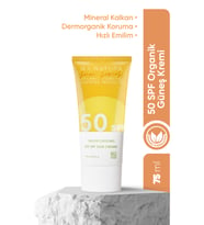 İva Natura Organik Mineral Filtreli SPF 50 Güneş Kremi Çinko Oksit İçerikli – Hassas Ciltler İçin – 75 ml