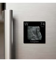 Tungsten (Tungsten / Volfram) Elementi – Buzdolap Magneti – 9x9 cm