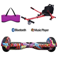 Citymate Elektrikli Kaykay Hoverboard Akıllı Denge 6.5 Inch + HoverKart + Çanta EXTREM PAKET D16