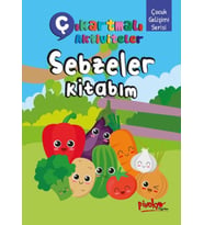 Çıkartmalı Aktiviteler Sebzeler Kitabım