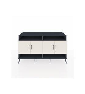 Kronos Konsol 6 Raflı 4 Kapaklı 176x59x99 Antrasit-Aytaşı/Çam