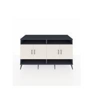 Kronos Konsol 6 Raflı 4 Kapaklı 176x59x99 Antrasit-Aytaşı/Çam