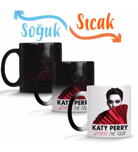 Katy Perry Witness The Tour Sihirli Kupa Bardak Porselen
