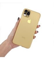 Uyumlu Model Apple iPhone 7 Plus Kılıf A+ Ultra İnce Sert Kapak (Gold)