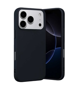 İphone 17 Pro Max Nano İçi Kadife Silikon - Siyah