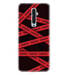Oppo Reno 2Z 4 Lite 4 Pro 5 6 7 A31 Kılıf Desemli Silikon Danger 1372